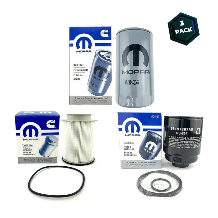 Mopar Fuel & Oil Filter Kit | 2013–2018 Ram 6.7L