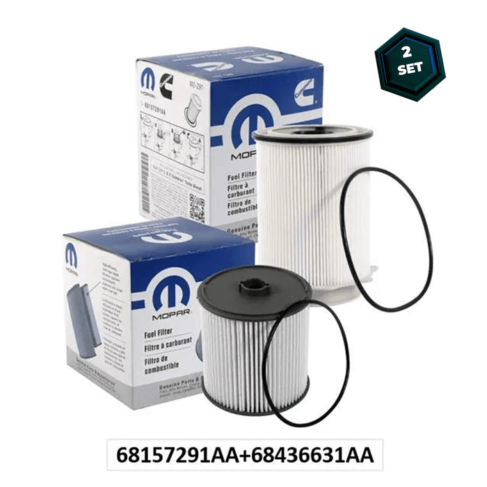 Mopar Fuel Filter Kit, 2 Sets | 2019–2024 Ram 6.7L