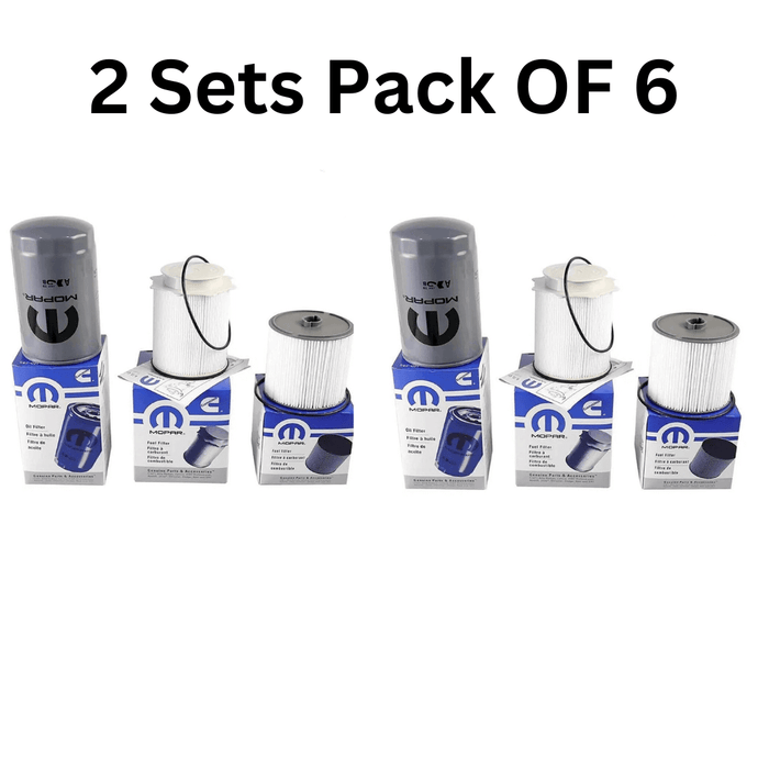 Mopar Fuel & Oil Filter Kit, 2 Sets | 2019–2024